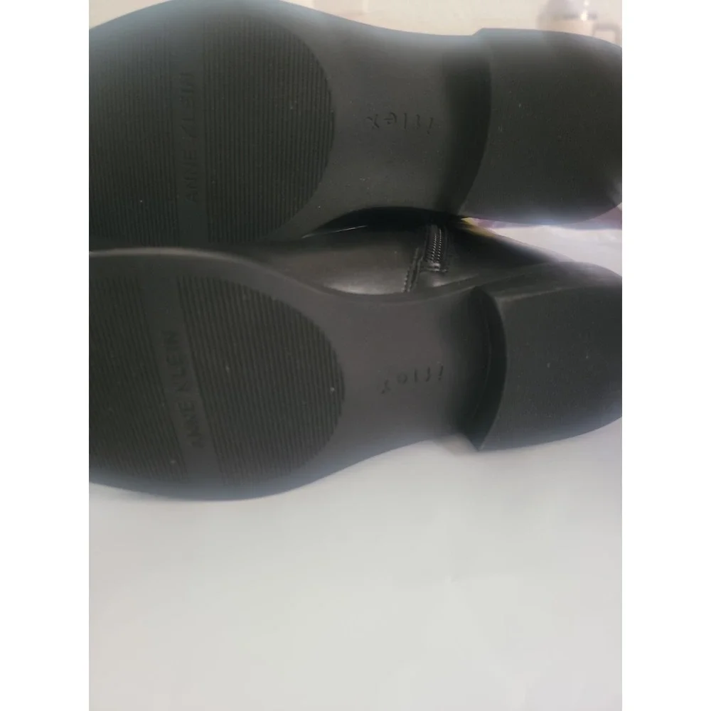 Anne Klein Women's Sinclair Tall Riding Boots Black - Women's US 10M NEW!